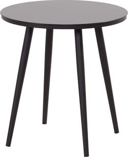 Černý odkládací zahradní stolek Hartman Sophie, ø 66 cm